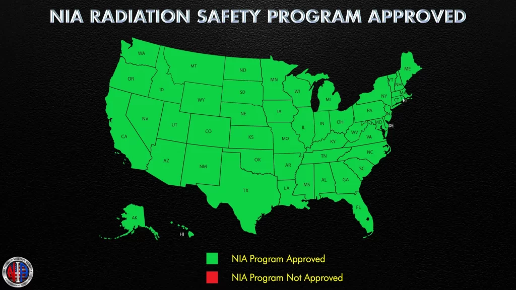 Radiation map
